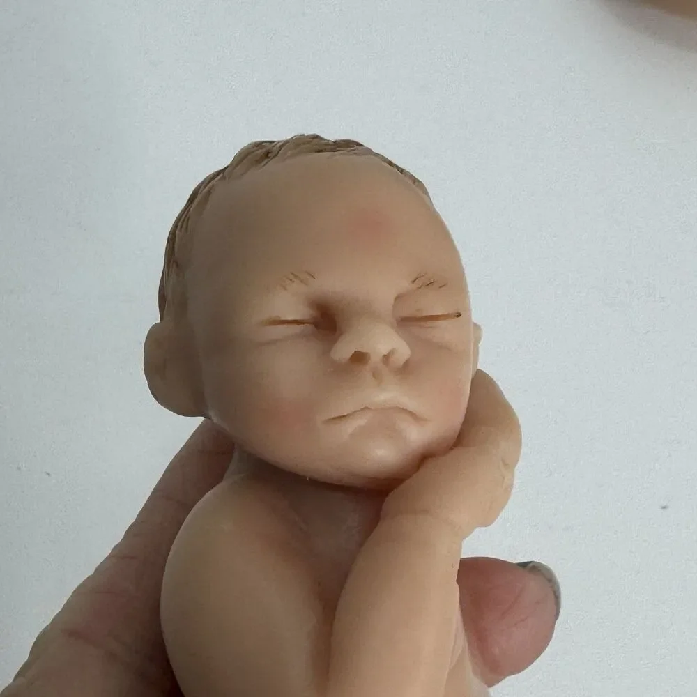 Realistic Sleeping Baby Boy Girl Cake Topper Twins Baby Showers Birthday Resin